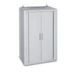 Himalaya - armoire de couverture de chaudi�re en pvc - porte � volet roulant