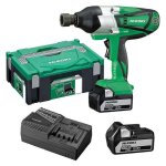 Hitachi - boulonneuse à choc 1 / 2 18v li - ion (2x5ah) 480 nm - wr18dshlwp Hitachi - boulonneuse à choc 1 / 2 18v li - ion (2x5ah) 480 nm - wr18dshlwp