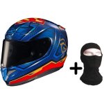 Hjc casque moto intgral rpha11 superman + cagoule