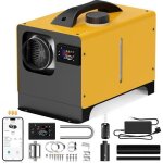 Hlonone chauffage diesel 5 / 8kw 12v r�chauffeur dair diesel 0. 16 - 0. 45l / h avec lcd commande bluetooth ...