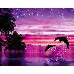 Hm105421 5d diamond painting diy kits dauphin au coucher du soleil ciel étoilé de la mer broderie diamant ... Hm105421 5d diamond painting diy kits dauphin au coucher du soleil ciel étoilé de la mer broderie diamant ...