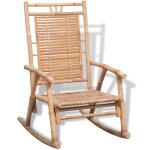Hmorey chaise  bascule en en bambou profitez dun aprs - midi de dtente