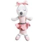 Hochet - lilibelle - petite souris danseuse �toile - rose - pour b�b� fille d�s 1 mois