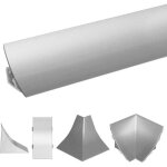 Jonction pvc - holzbrink - plinthe de comptoir cuisine - aluminium - 23x23 mm - durable et esth�tique ...