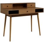 Homcom - bureau - bois - 110x54x91. 5cm - bois naturel Homcom - bureau - bois - 110x54x91. 5cm - bois naturel