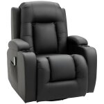 Homcom - fauteuil de massage électrique - simili cuir - 85x94x104cm - noir Homcom - fauteuil de massage électrique - simili cuir - 85x94x104cm - noir