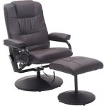 Homcom fauteuil de massage et relaxation électrique pivotant inclinable avec repose - pied revêtement ... Homcom fauteuil de massage et relaxation électrique pivotant inclinable avec repose - pied revêtement ...