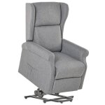 Homcom - fauteuil releveur - tissus - 74x94x111cm - gris Homcom - fauteuil releveur - tissus - 74x94x111cm - gris