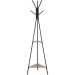 Homcom - porte - manteau - métal - 52x46x182cm - noir Homcom - porte - manteau - métal - 52x46x182cm - noir