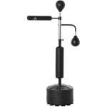 Homcom - punching ball sur pied - acier - 88x50x230cm - noir
