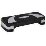 Stepper fitness arobic - homcom - hauteur rglable surface antidrapante - 80 x 31 x 20 cm - noir gris ...