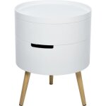 Homcom table basse - table de chevet avec 2 compartiments de rangement - table dappoint bout de canapé ... Homcom table basse - table de chevet avec 2 compartiments de rangement - table dappoint bout de canapé ...