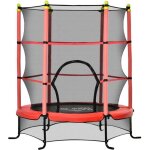 Homcom - trampoline enfant - acier - 163x163x163cm - rouge Homcom - trampoline enfant - acier - 163x163x163cm - rouge