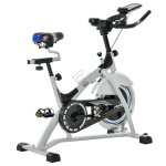 Homcom vlo dappartement cardio vlo exercice biking cran lcd guidon selle rglables support ipad porte ...