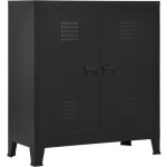 Home® classeur meuble classement design - armoire de bureau industriel noir 90x40x100 cm acier 9019 Home® classeur meuble classement design - armoire de bureau industriel noir 90x40x100 cm acier 9019