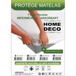 Home deco - lot de 2 protege matelas impermeable absorbant et anti - acariens - 160 x 200 cm Home deco - lot de 2 protege matelas impermeable absorbant et anti - acariens - 160 x 200 cm