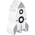Home deco kids la11044 lampe veilleuse enfant projection murale ciel �toil� fus�e blanc gris et noir ...