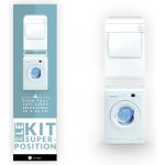 Home equipement - kit superposition simple pour lave - linge et sche - linge
