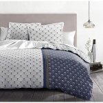 Parure de draps - home linge passion - rainbow - 100% coton - 4 pièces - 240x300 cm - bleu navy Parure de draps - home linge passion - rainbow - 100% coton - 4 pièces - 240x300 cm - bleu navy