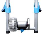 Home trainer - optimiz - fluide pliable - blanc / bleu - poids jusqu� 100 kg - mixte