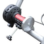 Home trainer - optimiz - pliable - magnétique - blanc / bleu - pour adultes jusquà 100 kg Home trainer - optimiz - pliable - magnétique - blanc / bleu - pour adultes jusquà 100 kg