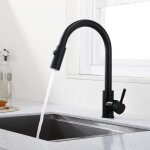 Homelody robinet de cuisine avec douchette 2 fonctions mitigeur cuisine bross en inox mitigeur vier ...