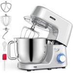 Robot patissier homlee 1800w robot petrin professionnel robot cuisine bol de 72l multifonctions faible ...
