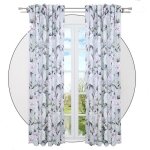 Hongya 1pcs rideaux occultant opaques de fenêtre motif floral avec ruban à volants de maison de campagne ... Hongya 1pcs rideaux occultant opaques de fenêtre motif floral avec ruban à volants de maison de campagne ...