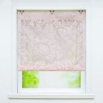 Store enrouleur - hongya - motif fleurs - blanc - 60 x 130 cm - intérieur sans perçage Store enrouleur - hongya - motif fleurs - blanc - 60 x 130 cm - intérieur sans perçage