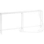 Hoobro console meuble avec multiprise table console bout de canap� �troit console derri�re le canap� ...