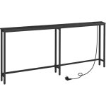 Hoobro console meuble avec multiprise table console bout de canap� �troit console derri�re le canap� ...