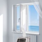 Hoomee 500cm tissu de calfeutrage pour fen�tres pour climatiseur mobile et s�che - linge - fonctionne ...