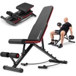 Hop - sport banc de musculation pliable hs - 2030hb dossier rglable  6 niveaux banc de muscu inclinable ...