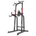 Hop - sport station de musculation hs - 1018k dips station barre de traction chaise romaine avec support ...