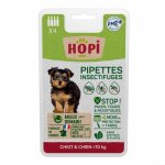 Hopi pipette anti puces chien et chiot de moins 10 kg - 4 mois de protection antiparasitaire efficace ...