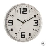 Horloge argent elian d30cm - atmosphera cr�ateur dint�rieur