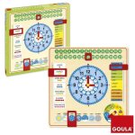 Horloge calendrier - goula - apprentissage des mois saisons jours et heures