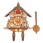 Horloge � coucou fabriqu�e � la main - style europ�en for�t - noire d�cor salon chambre bureau - murale ...