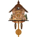 Horloge coucou murale en bois horloge coucou artisanale vintage horloge coucou traditionnelle pour salon ...
