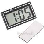Horloge digital lcd affichage pr voiture vhicule date heure calendrier