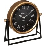 Horloge  poser en mtal noir
