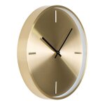 Horloge murale doré ronde en aluminium Ø 30 cm Horloge murale doré ronde en aluminium Ø 30 cm