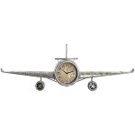 Horloge murale - dt - re - 154001 - mtal et verre - argent - 141 x 20 x 465 cm