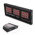Horloge murale led horloge numérique avec date salle de température bureau xxl taille horloge numérique ... Horloge murale led horloge numérique avec date salle de température bureau xxl taille horloge numérique ...