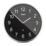 Horloge murale - mebus - 19578 - radio - pilotée - aluminium - 30 cm Horloge murale - mebus - 19578 - radio - pilotée - aluminium - 30 cm