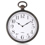 Horloge murale montre gousset Ø 30 cm - vintage - pour la cuisine bureau salon. . . - grands chiffres ... Horloge murale montre gousset Ø 30 cm - vintage - pour la cuisine bureau salon. . . - grands chiffres ...