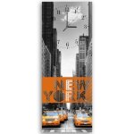 Horloge murale new york (i - 14172) 40x118 cm