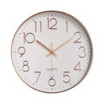 Horloge murale silencieuse de 12 pouces - pp et verre - horloge murale à quartz - Échelle numérique 3d ... Horloge murale silencieuse de 12 pouces - pp et verre - horloge murale à quartz - Échelle numérique 3d ...