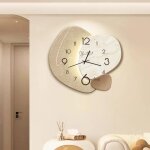 Horloges murales silencieuse 38cm - nordique simple et crative pendules murales - dcoration pour bureau ...