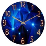 Horloge murale traditionnelle pendule murale silencieuse pour salon bureau cuisine horloge murale avec ...